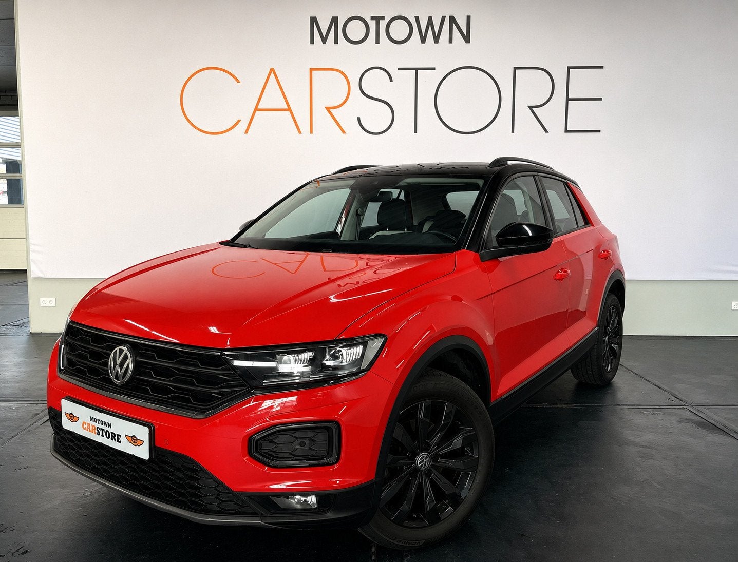 Volkswagen T-Roc 1.5 TSI Sport Black Edition Virtual Cockpit, Auto's, Stof, Zwart, 4 cilinders, 150 pk