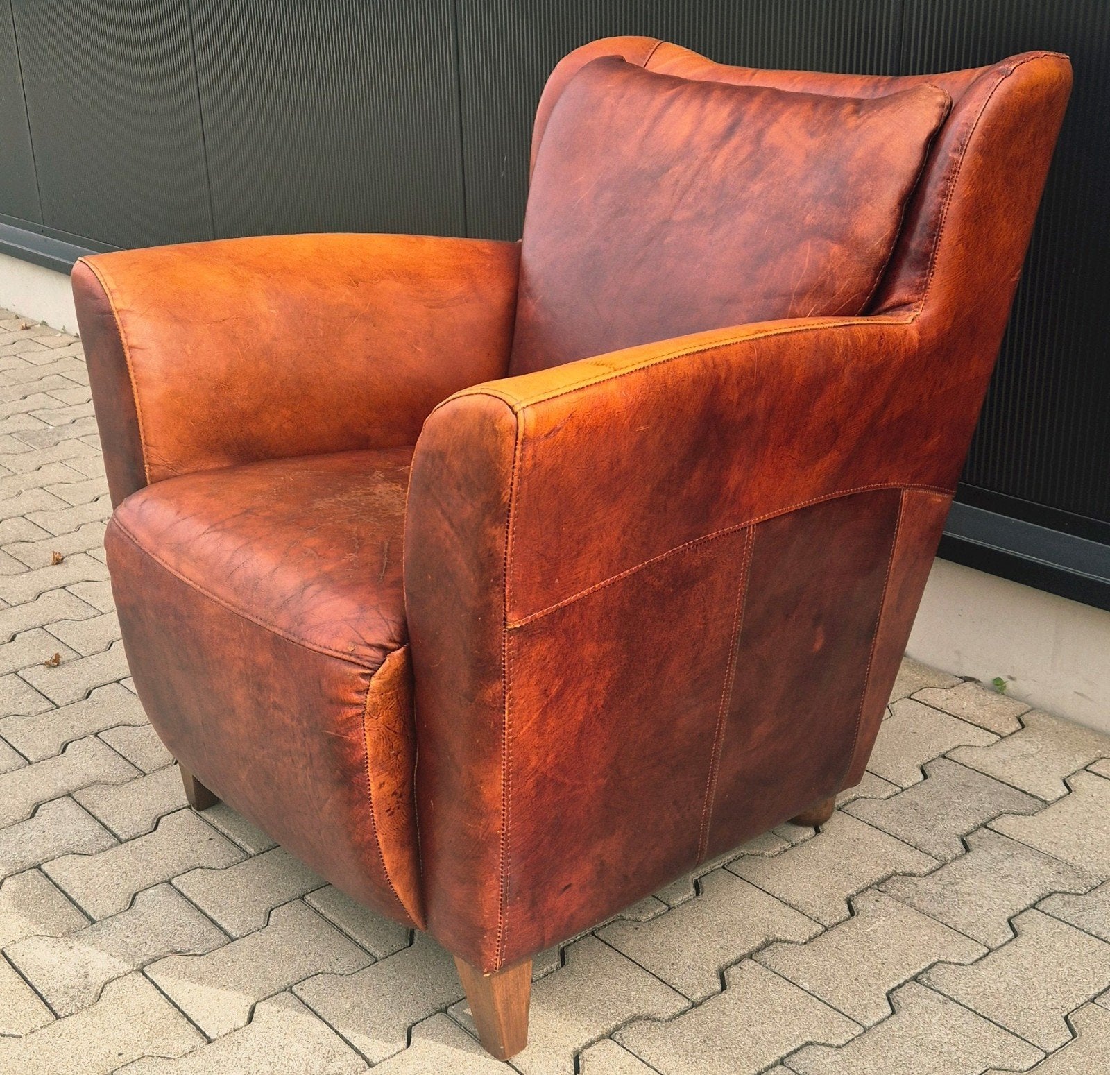 Schapenleren fauteuil, Ophalen of Verzenden