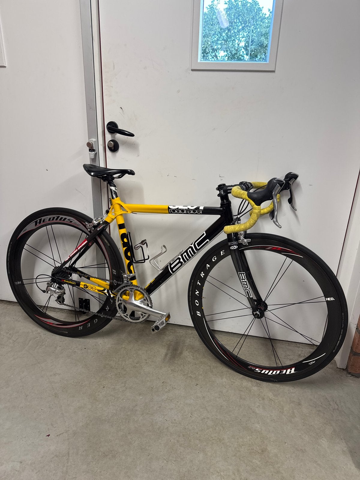 BMC Racefiets - Geel/Zwart, Maat 49,, Fietsen en Brommers, 28 inch, Gebruikt, Carbon, 49 tot 53 cm