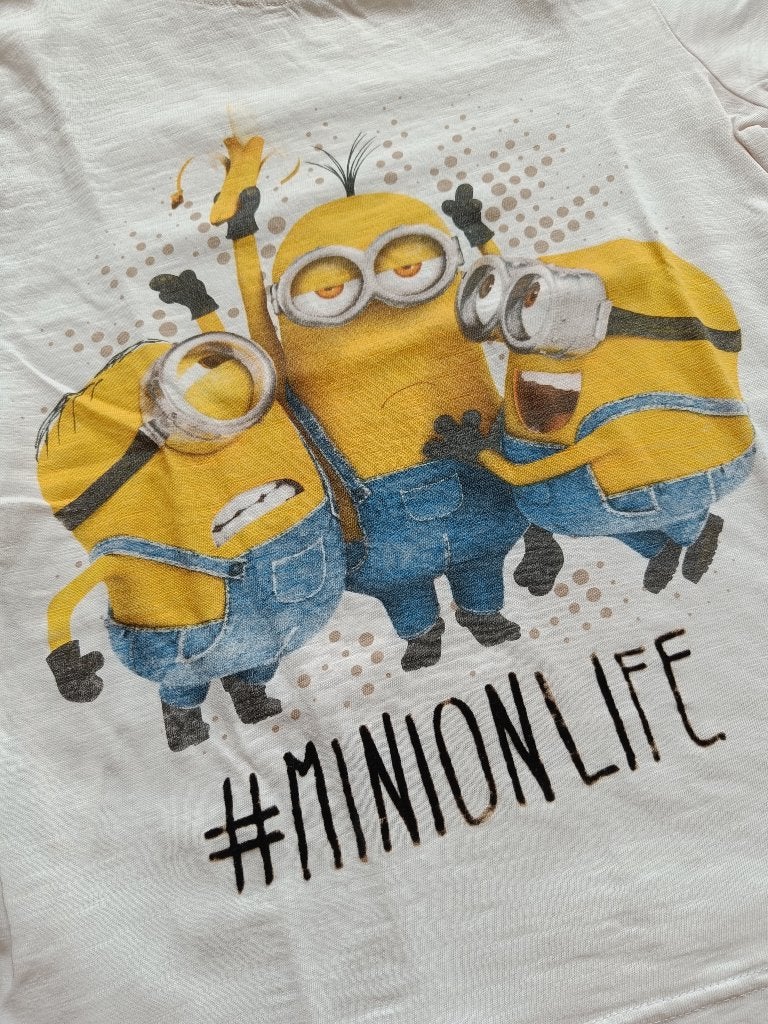 Minions t-shirt met korte mouwen C&A maat 128, Kinderen en Baby's, Gebruikt, C&A, Ophalen of Verzenden, Shirt of Longsleeve