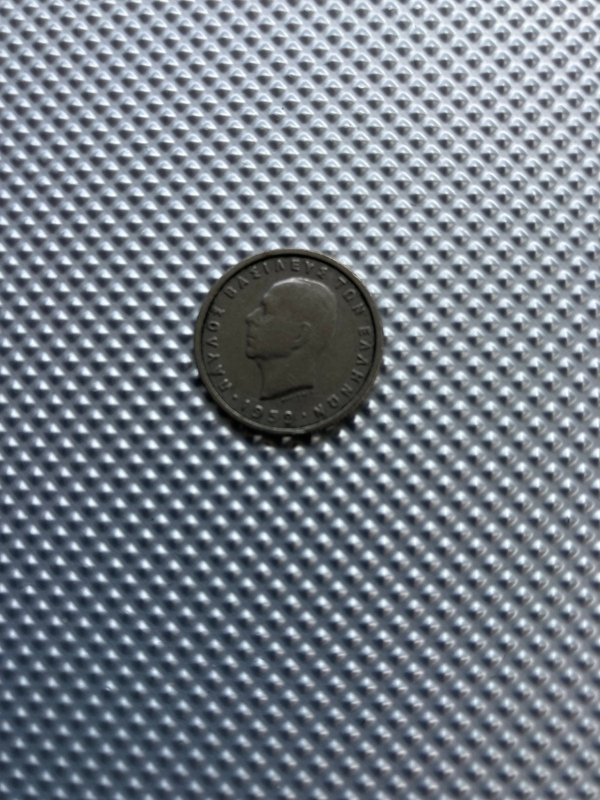 50 Lepta Griekse munt 1959, Ophalen of Verzenden, Gebruikt