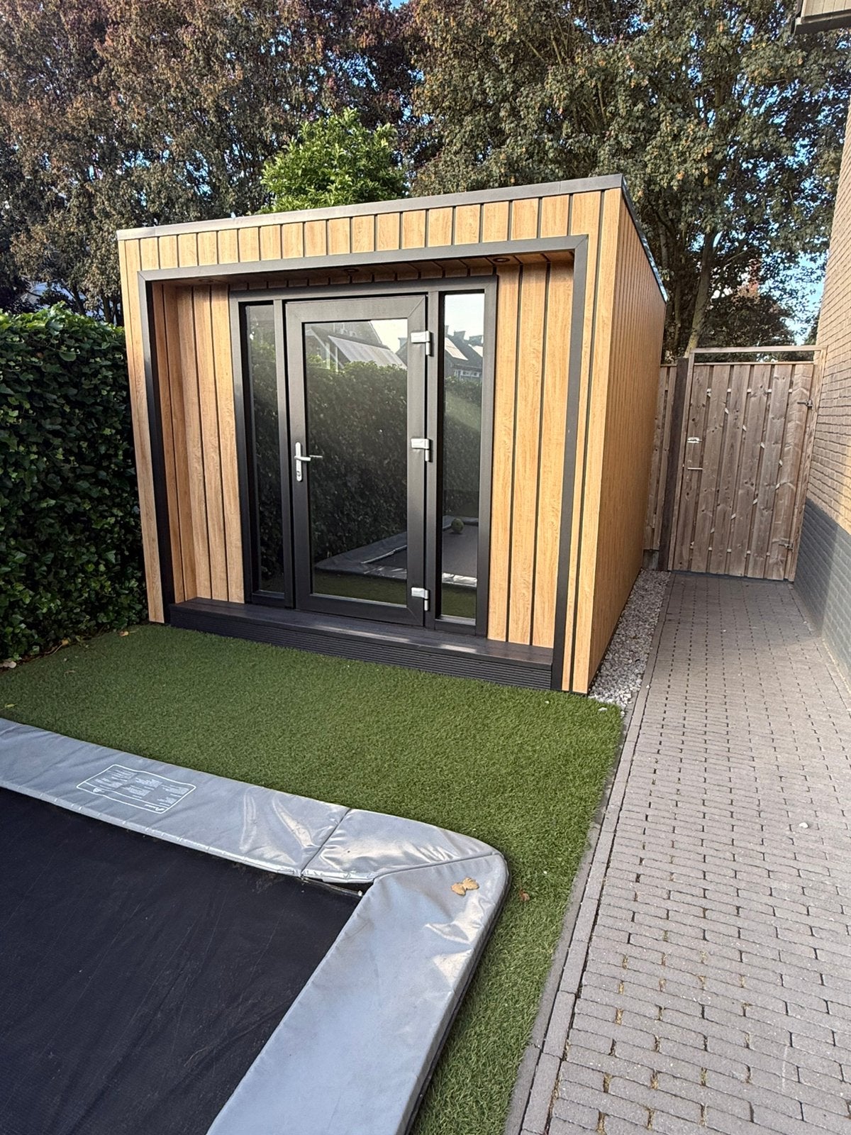 Luxe Geïsoleerd Tuinkantoor / Tuinunit 10,5 m² – Airco, Tuin en Terras, Ophalen, 3 ramen of meer