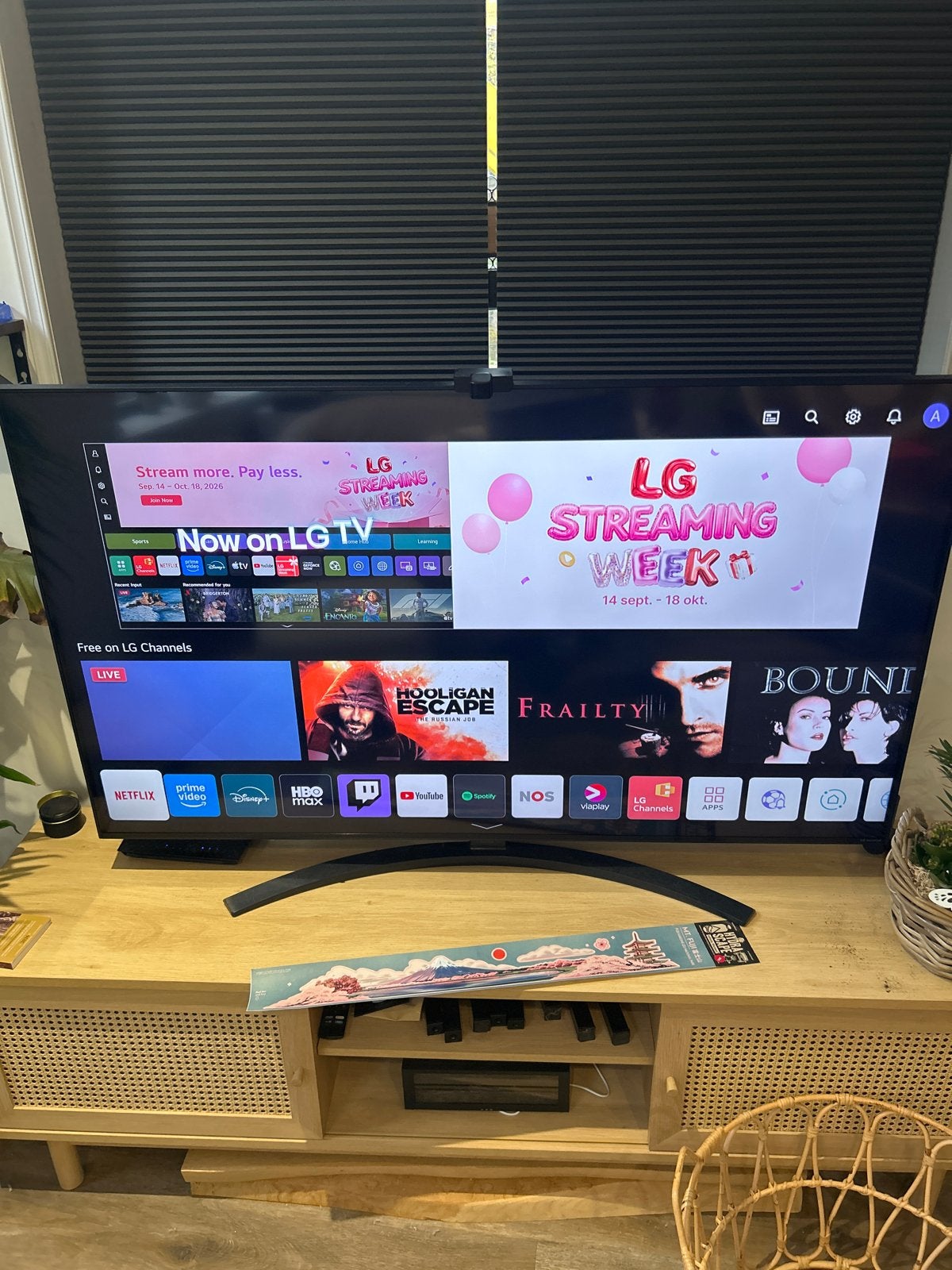 LG Nano 55 inch 4K Smart TV met LED sfeerverlichting, Ophalen, LED, Zo goed als nieuw, 100 cm of meer