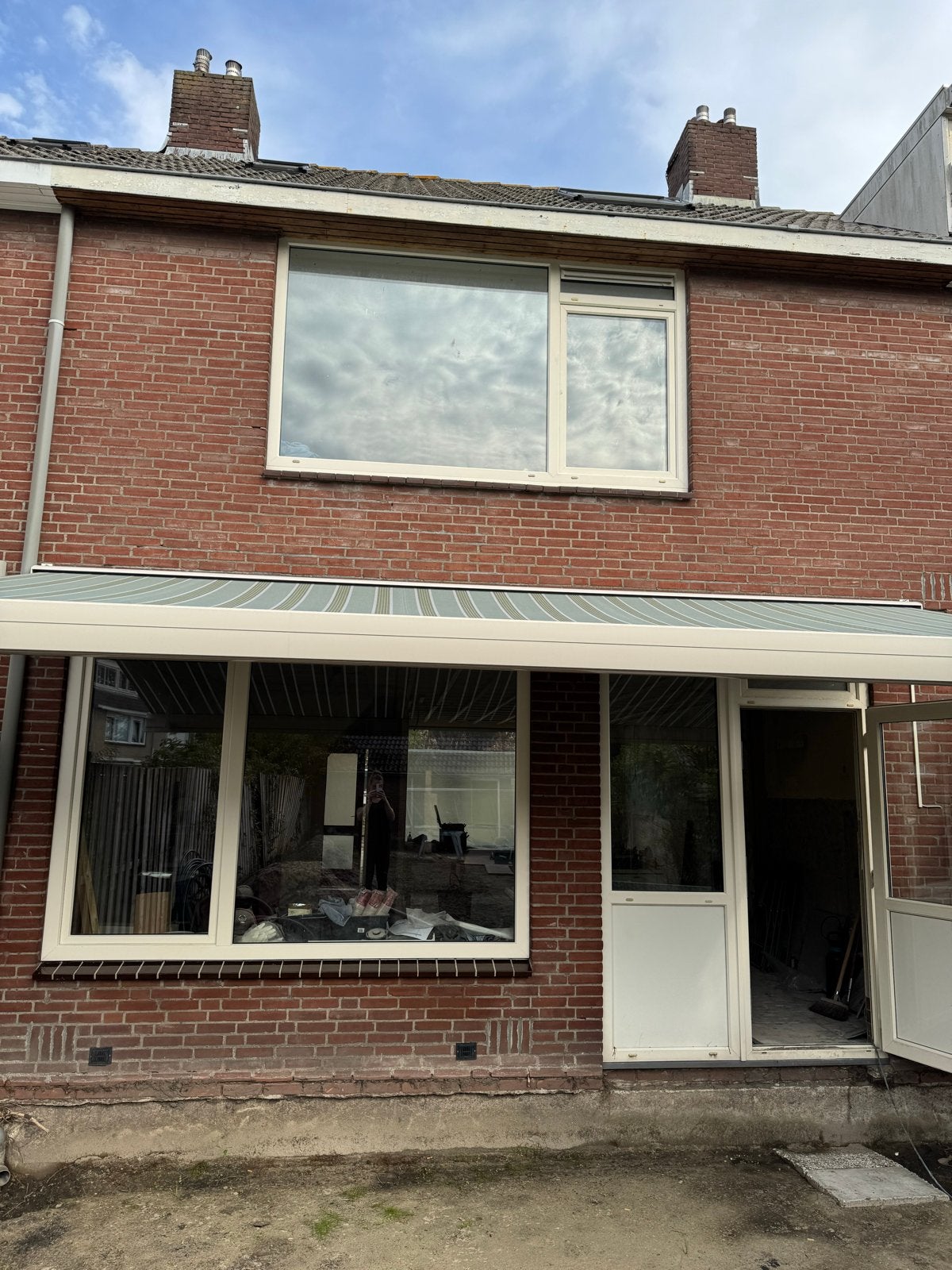 Verano Knikarmscherm - Zo goed als nieuw, Ophalen, 450 cm of meer, Elektrisch, Zo goed als nieuw