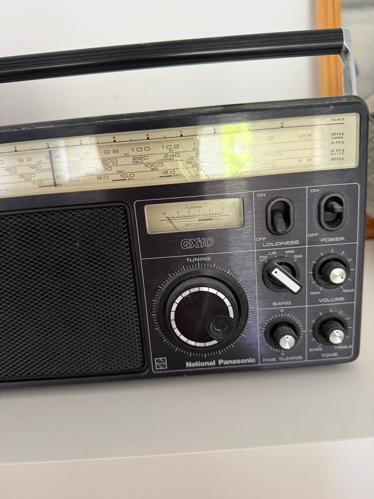 National Panasonic GX10 Radio - Vintage Wereldontvanger, Ophalen, Gebruikt, Wereldontvanger