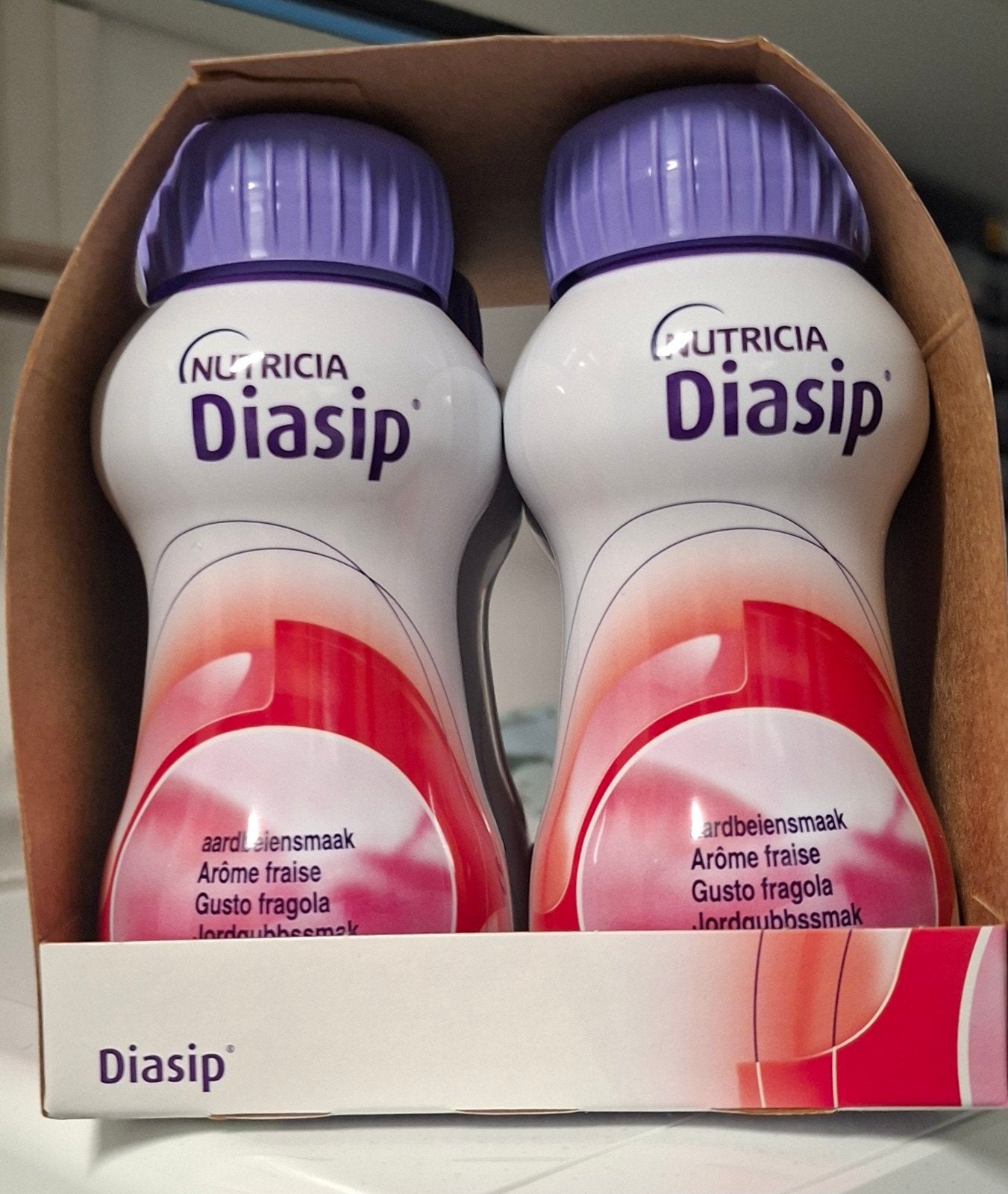 Nutricia DIASIP Aardbei en/of Vanille 200 ml, Ophalen of Verzenden