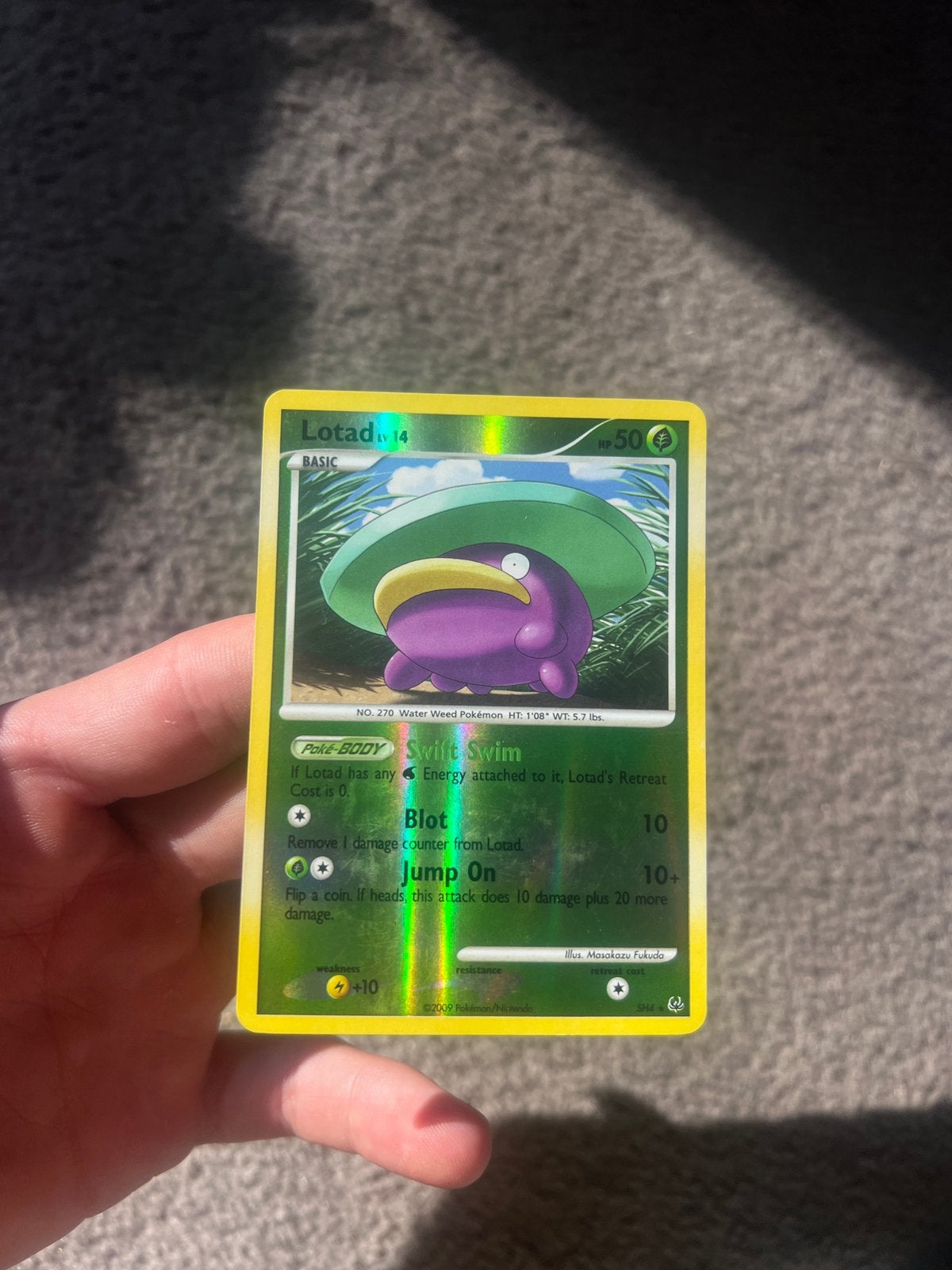 Lotad lv14 sh4 shiny reverse, Ophalen of Verzenden, Zo goed als nieuw