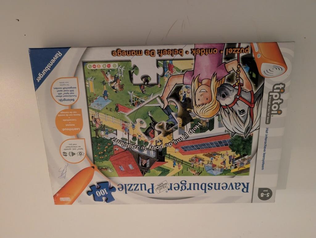 Ravensburger Tiptoi Puzzel De Manege (excl. stift), Ophalen of Verzenden, Meer dan 50 stukjes, Zo goed als nieuw, 6 jaar of ouder
