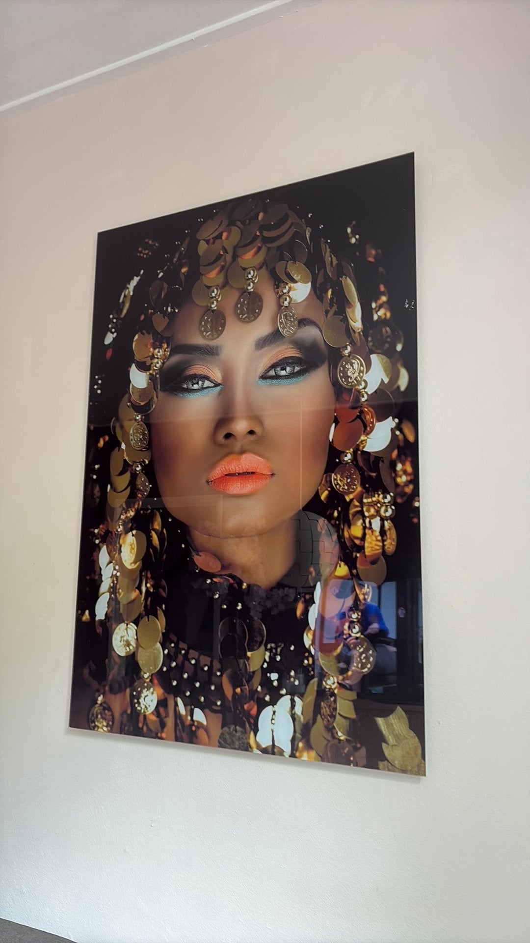 Schilderij plexiglas, Ophalen
