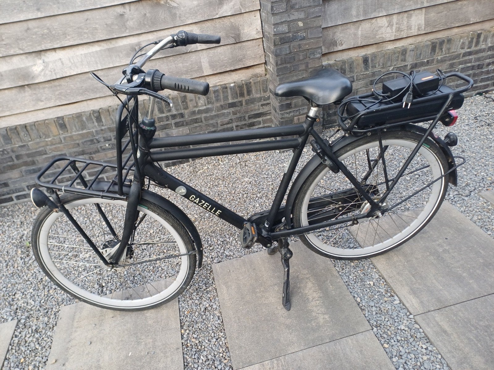 Gazelle puur ebike 59cm transportfiets, 57 tot 61 cm, Ophalen, Gebruikt, Gazelle