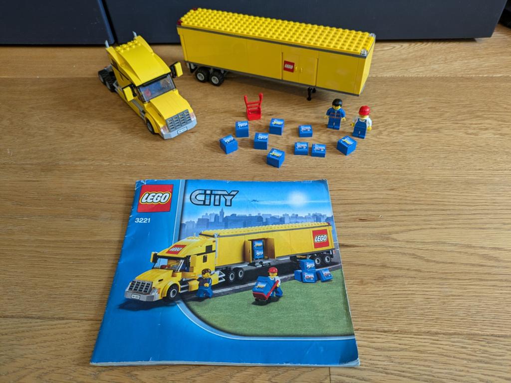 LEGO 3221 City Vrachtwagen, Kinderen en Baby's, Speelgoed | Duplo en Lego, Compleet, Lego, Ophalen of Verzenden, Complete set