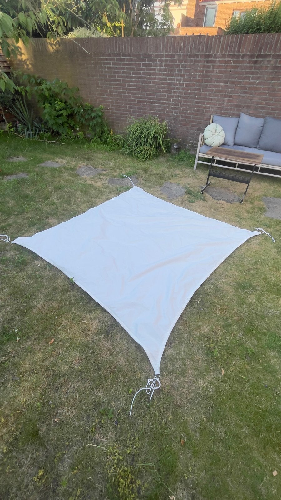Schaduwdoek, Ophalen, Gebruikt