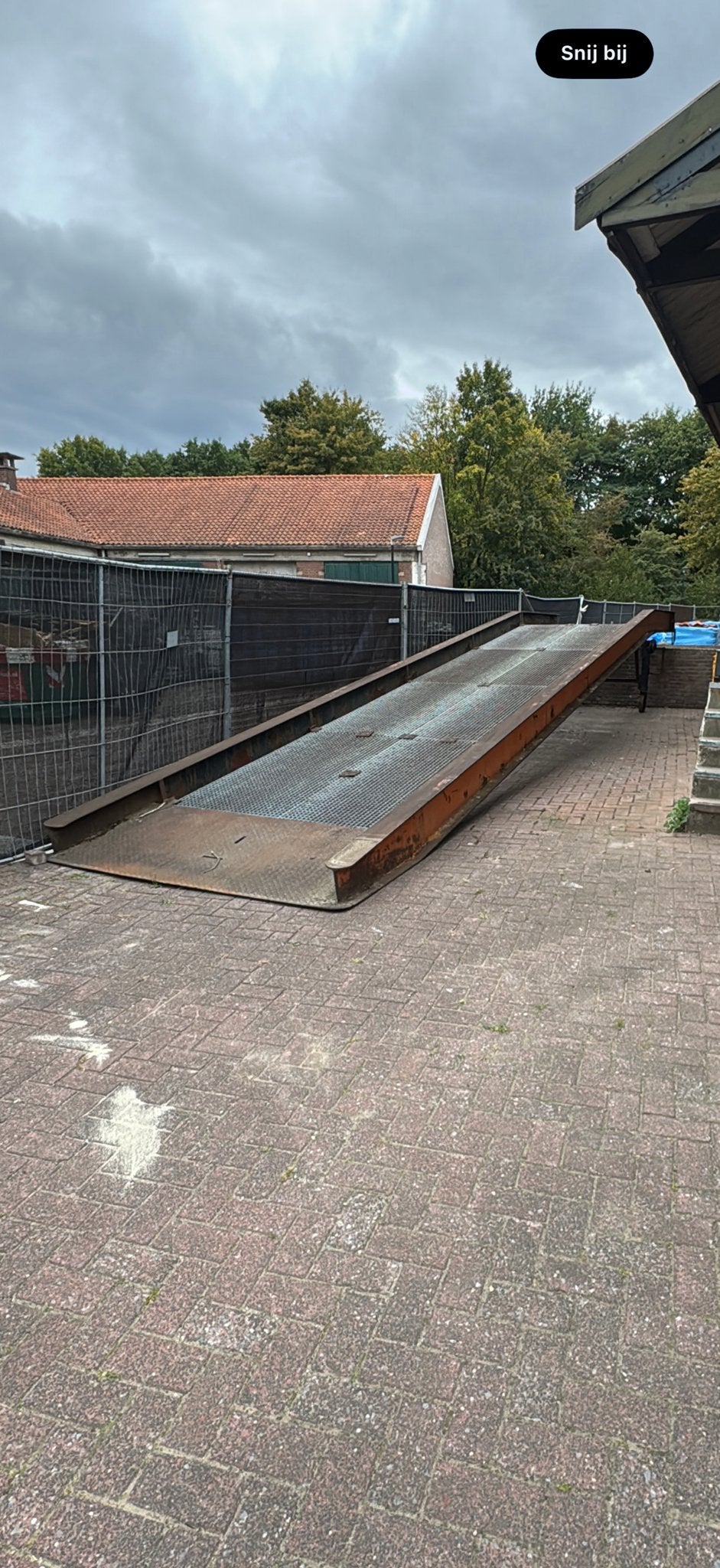 Laadbrug / Oprit voor voertuigen - 10 ton, Ophalen