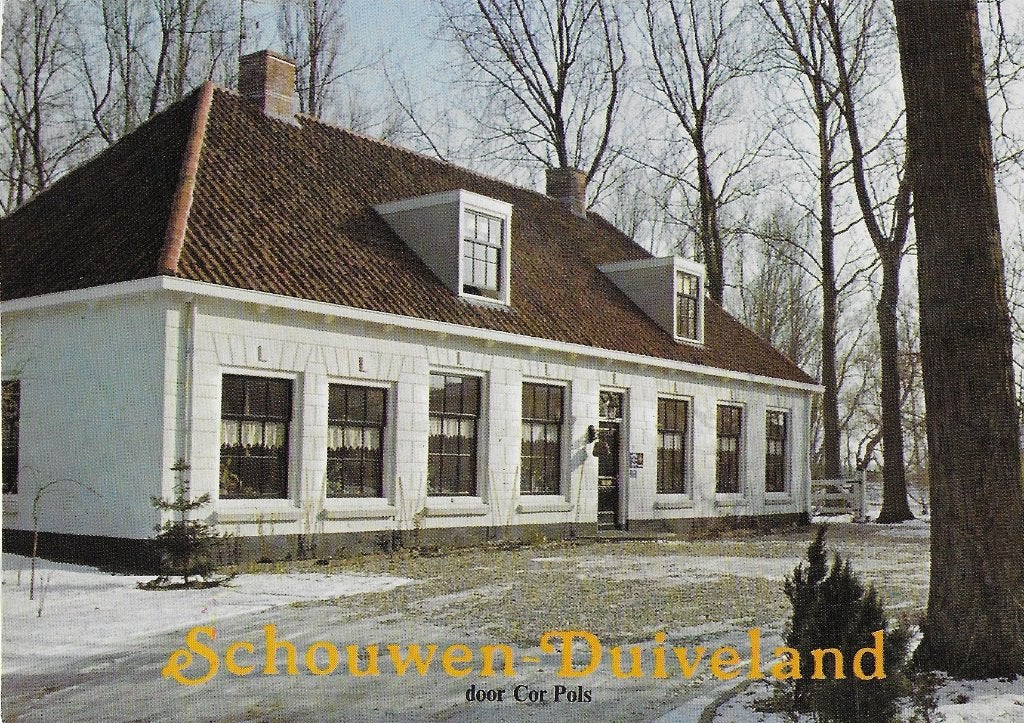 Kr3314 Gelopen ansichtkaart schouwen Duiveland, Ophalen of Verzenden, 1980 tot heden