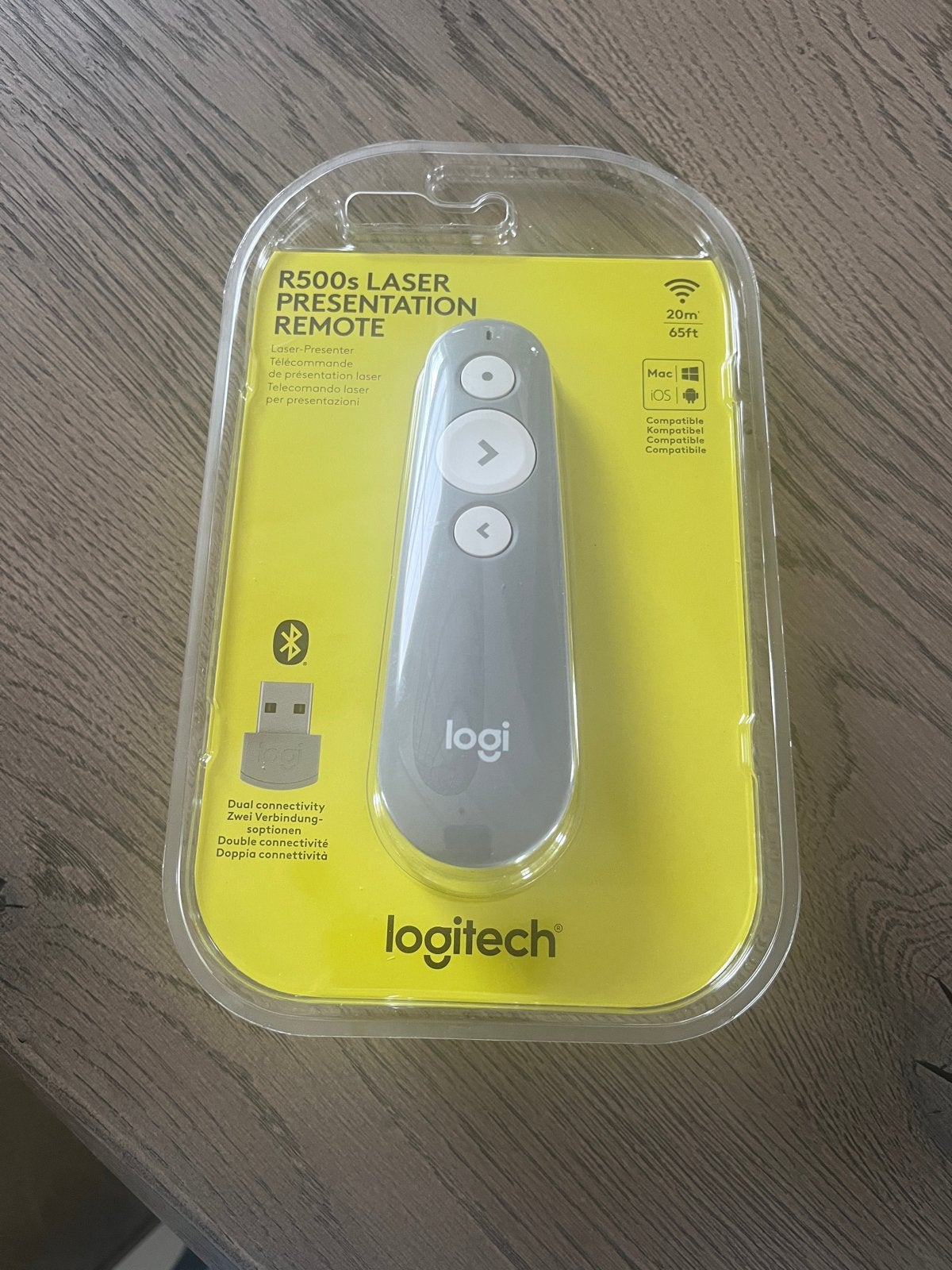 Logitech R500s Laser Presenter / Afstandsbediening, Computers en Software, Ophalen of Verzenden, Nieuw, Windows