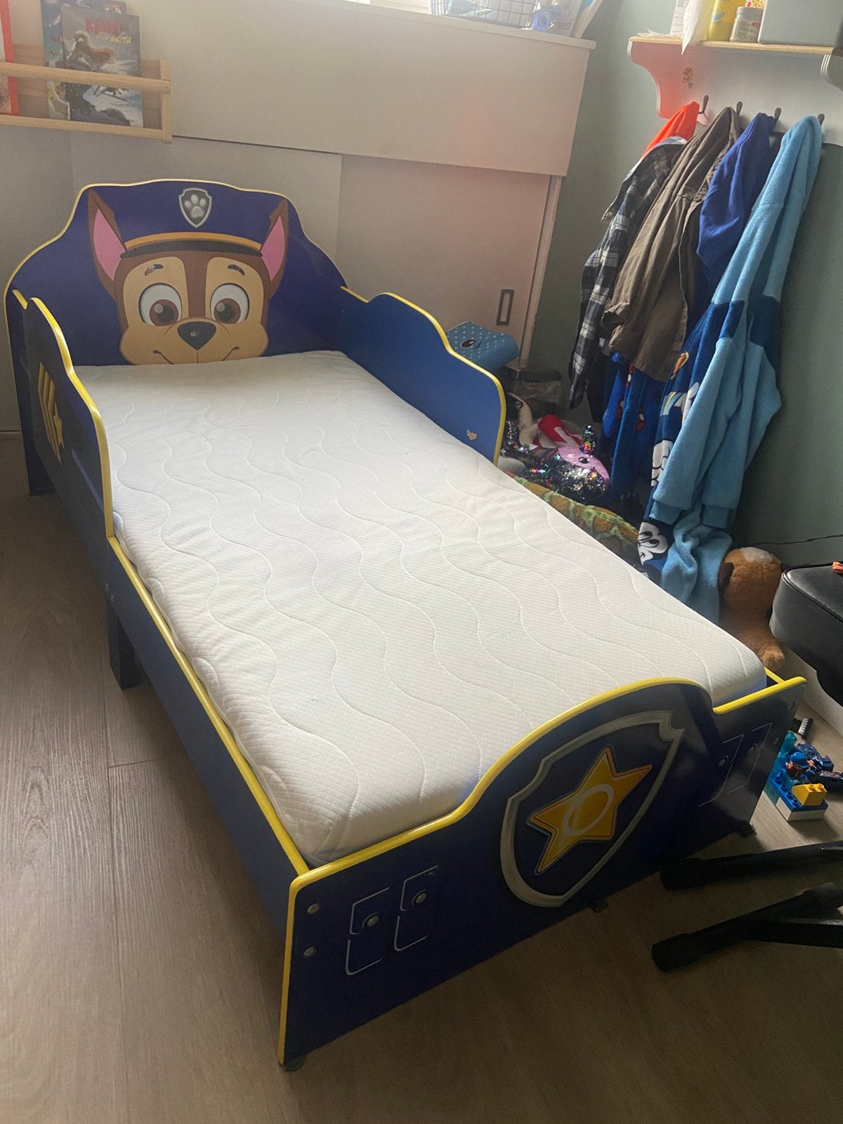 Kinderbed Paw Patrol 140x70, Ophalen, 70 tot 85 cm, 140 tot 160 cm, Zo goed als nieuw
