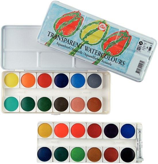 Talens Transparante Aquarelverf 24 napjes, Nieuw, Ophalen of Verzenden, Www.loods56.nl, X