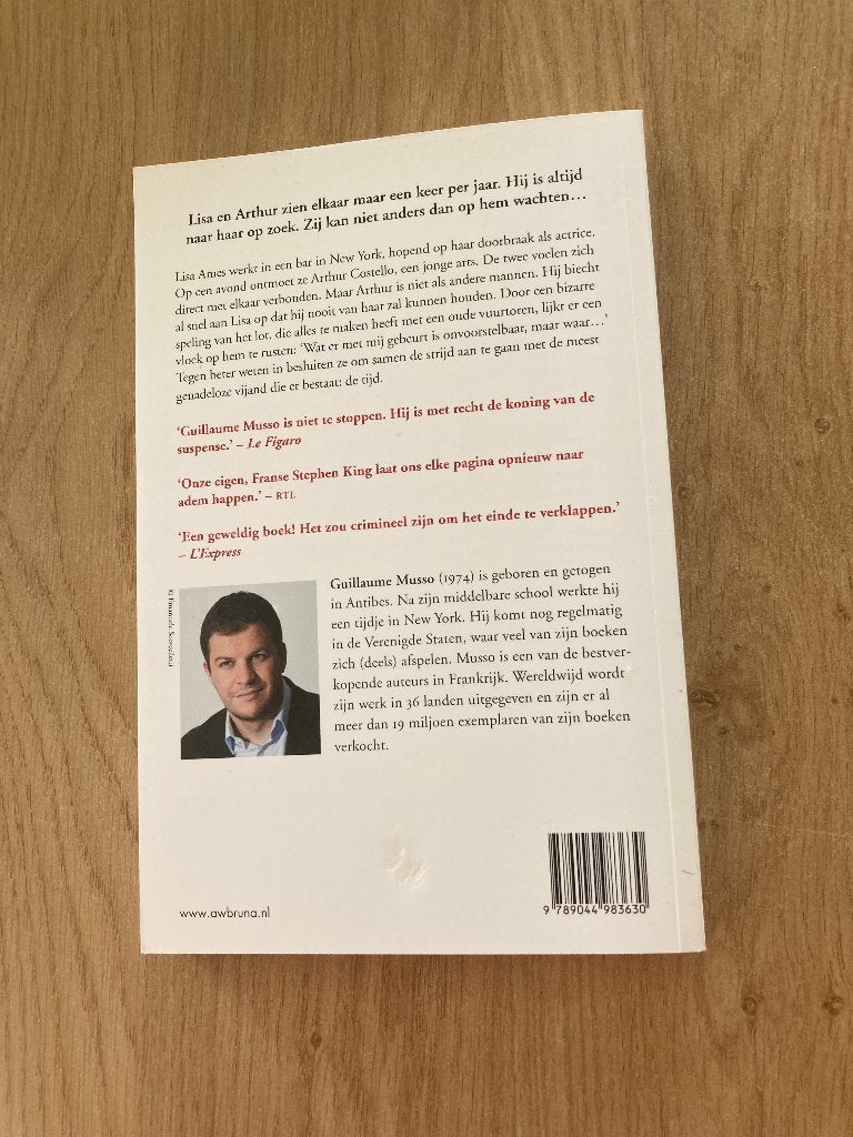 boek Guillaume Musso, Ophalen of Verzenden, Zo goed als nieuw