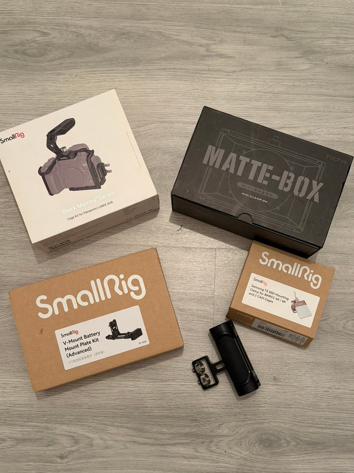 Filmmaker accessoires: Matt box, cage, SSD mount, V-mount, Ophalen, Zo goed als nieuw, Overige merken
