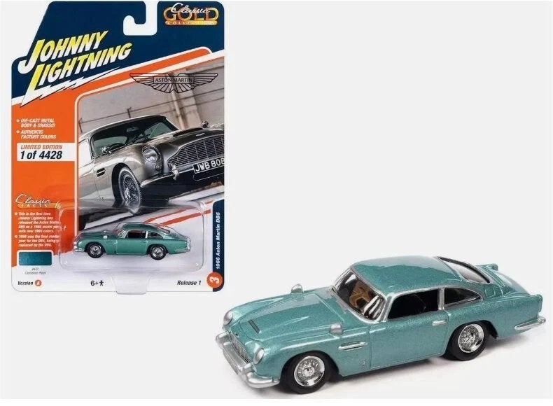 1966 Aston Martin DB5 van Johnny Lightning, Ophalen of Verzenden, Nieuw, Auto