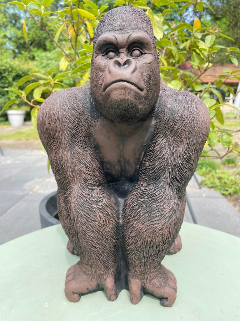 Gorilla aap beeld tuin, Ophalen, Nieuw, Kunststof, Dierenbeeld