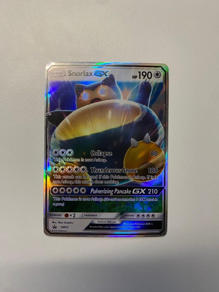 Snorlax GX SM05, Ophalen, Zo goed als nieuw, Losse kaart
