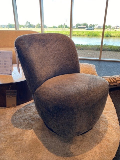 Draaifauteuil stone, Ophalen, Nieuw, 75 tot 100 cm, Stof