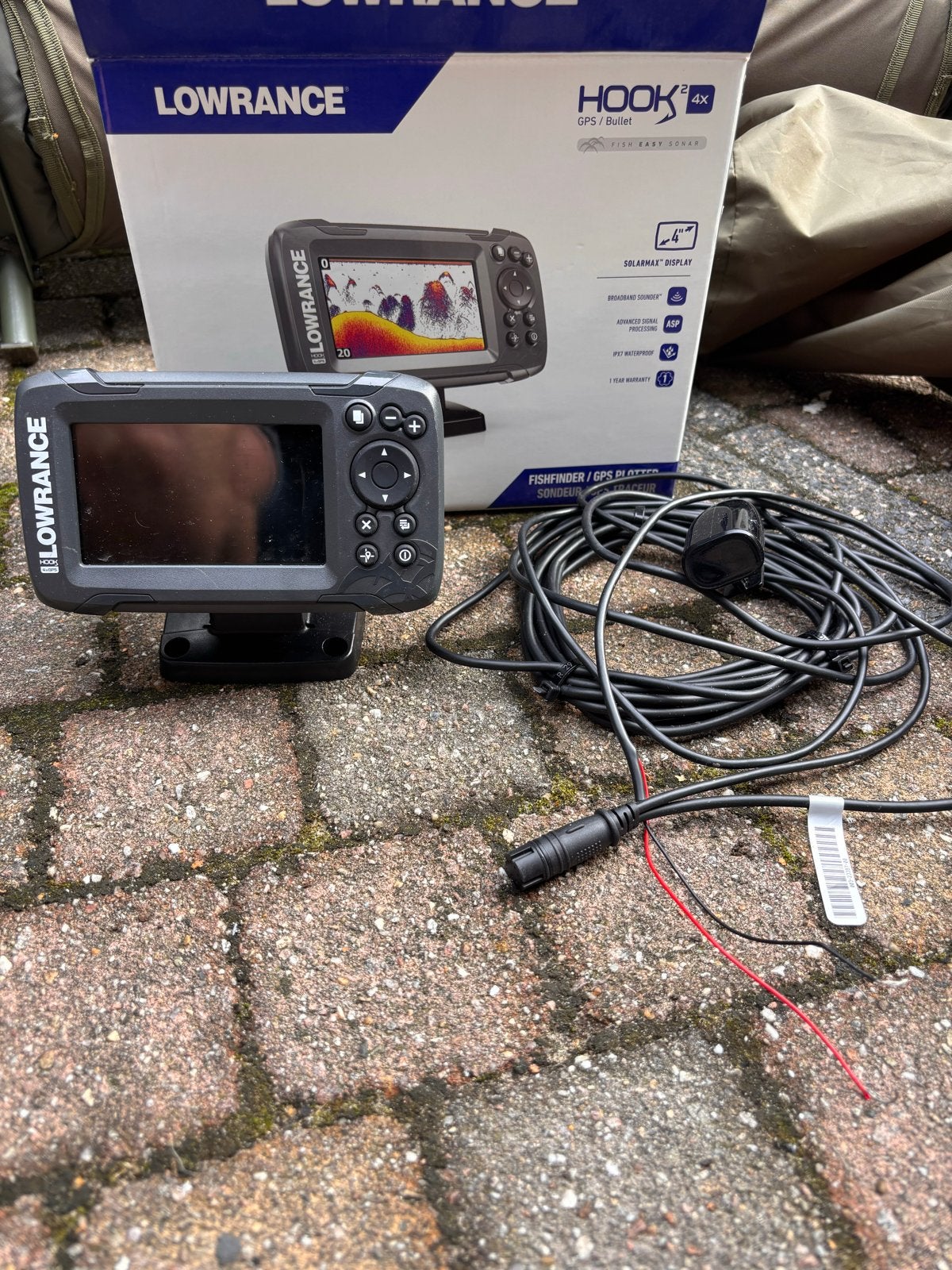 Lowrance HOOK² 4X GPS Fishfinder, Ophalen, Zo goed als nieuw