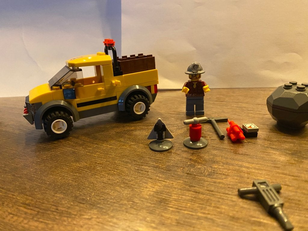 LEGO 4200 – Mijnbouw 4x4, Kinderen en Baby's, Speelgoed | Duplo en Lego, Lego, Ophalen of Verzenden, Zo goed als nieuw, Compleet