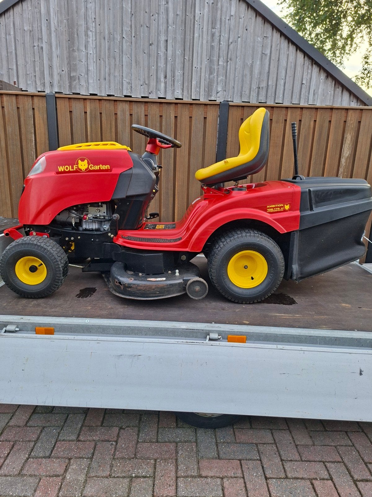 te koop wolf garten zitmaaier, Ophalen, Gebruikt