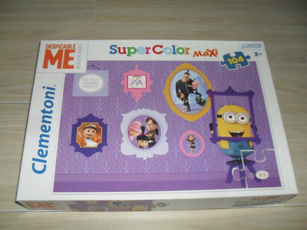Minion puzzle 104 grote stukken, Ophalen, Meer dan 50 stukjes, Zo goed als nieuw, 2 tot 4 jaar