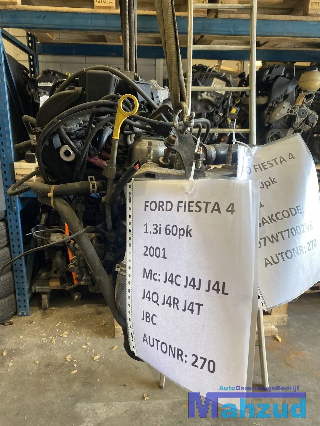 FORD FIESTA 4 1.3 8V Motorblok J4C J4J J4L J4Q J4R J4T JBC, Gebruikt, Info@ford.com, Ophalen of Verzenden, Ford