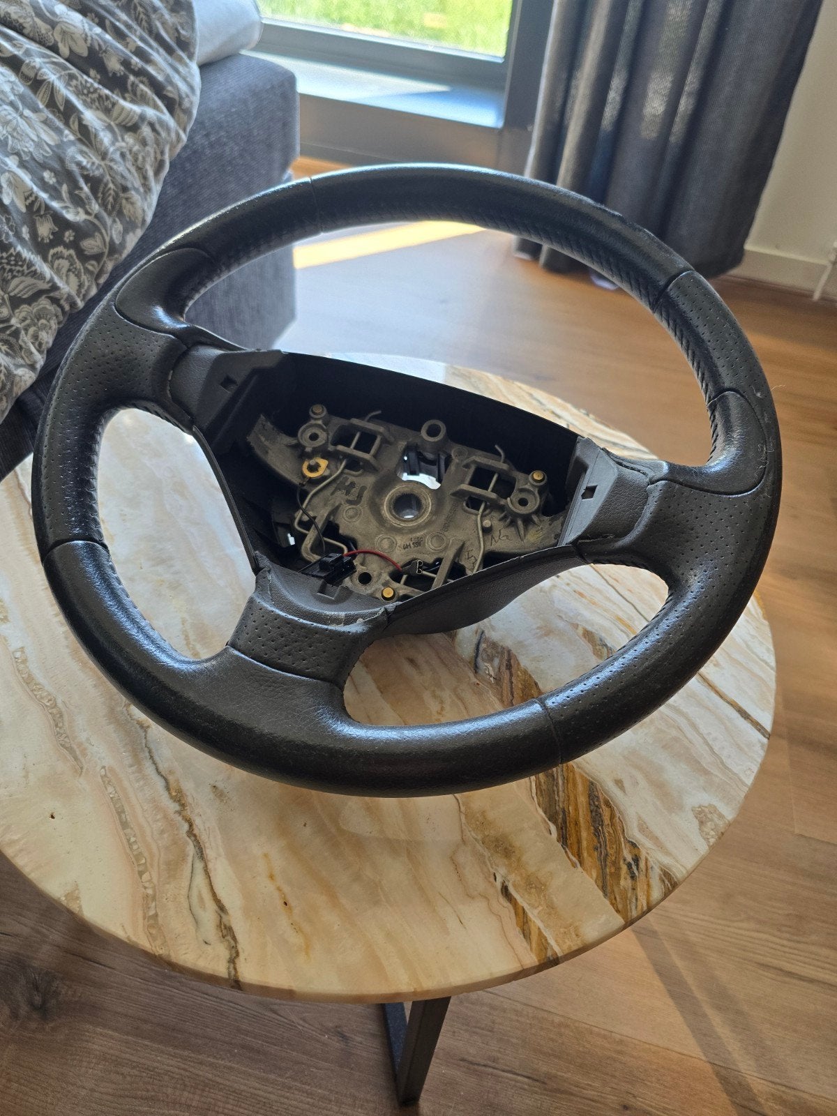 Peugeot 207 leder stuurwiel, Ophalen of Verzenden, Peugeot