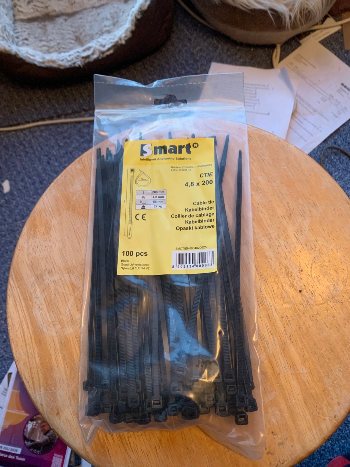 Zakje tie wraps 100 stuks, Ophalen of Verzenden, Nieuw