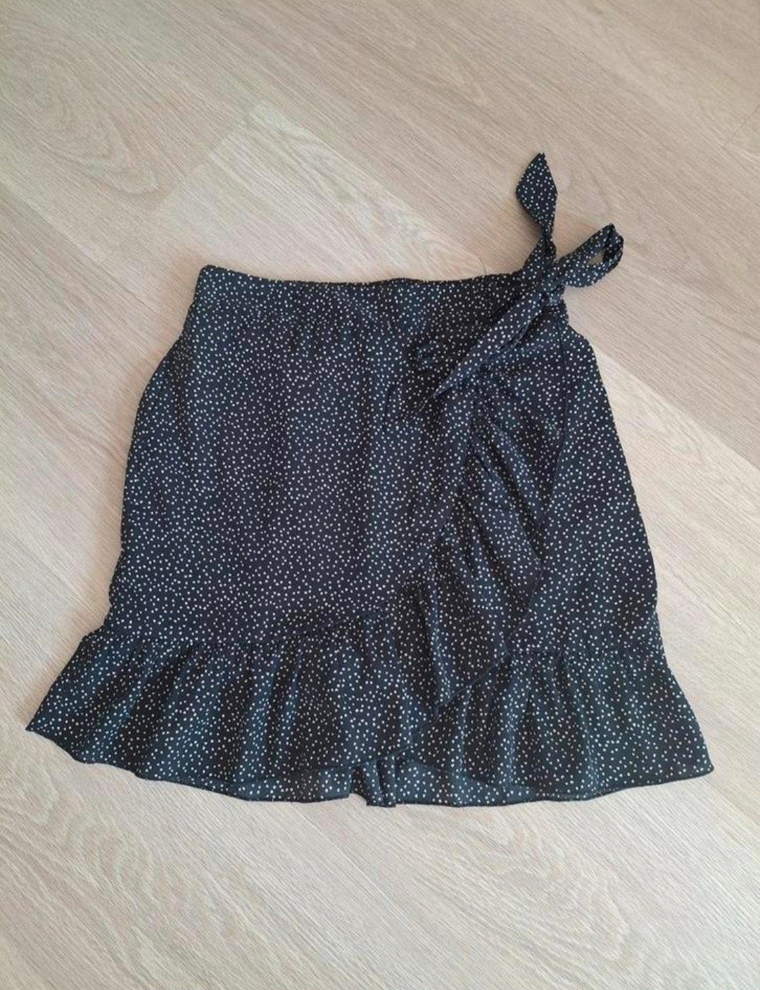 Leuke rokje zwart met witte hartjes By Clara maat S/M, Zwart, Ophalen of Verzenden, Zo goed als nieuw, Maat 36 (S)