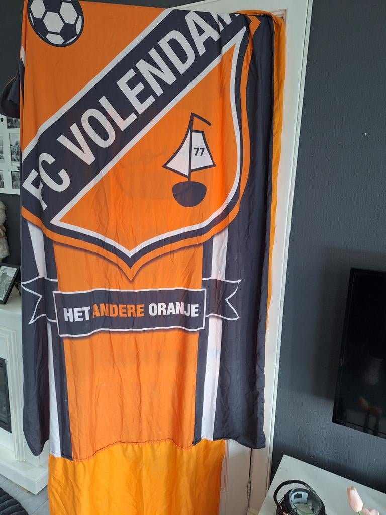 Fc Volendam 1persoons dekbed overtrek, Verzamelen, Ophalen of Verzenden, Zo goed als nieuw, Overige binnenlandse clubs
