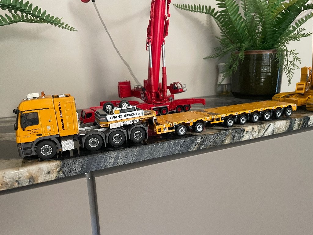 Te koop Actros MP3 met Nooteboom MCO-PX 2+6 Franz Bracht, Ophalen of Verzenden, Zo goed als nieuw, Bus of Vrachtwagen, Overige merken
