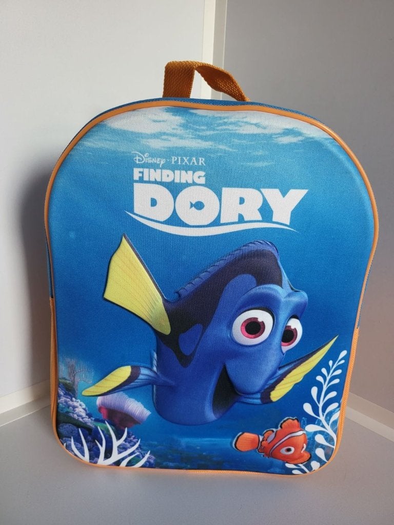 Vrolijke 3D rugzak van Disney Pixar Finding Dory, Disney of Dora, 25 tot 40 cm, Nieuw, Ophalen of Verzenden