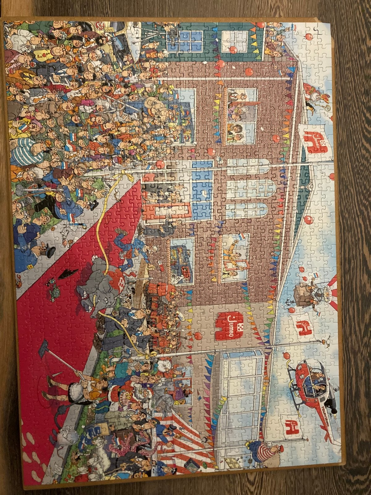 Jan van Haastern, 1000, puzzel, jumbo’s verjaardag, Ophalen of Verzenden, 500 t/m 1500 stukjes, Gebruikt, Legpuzzel