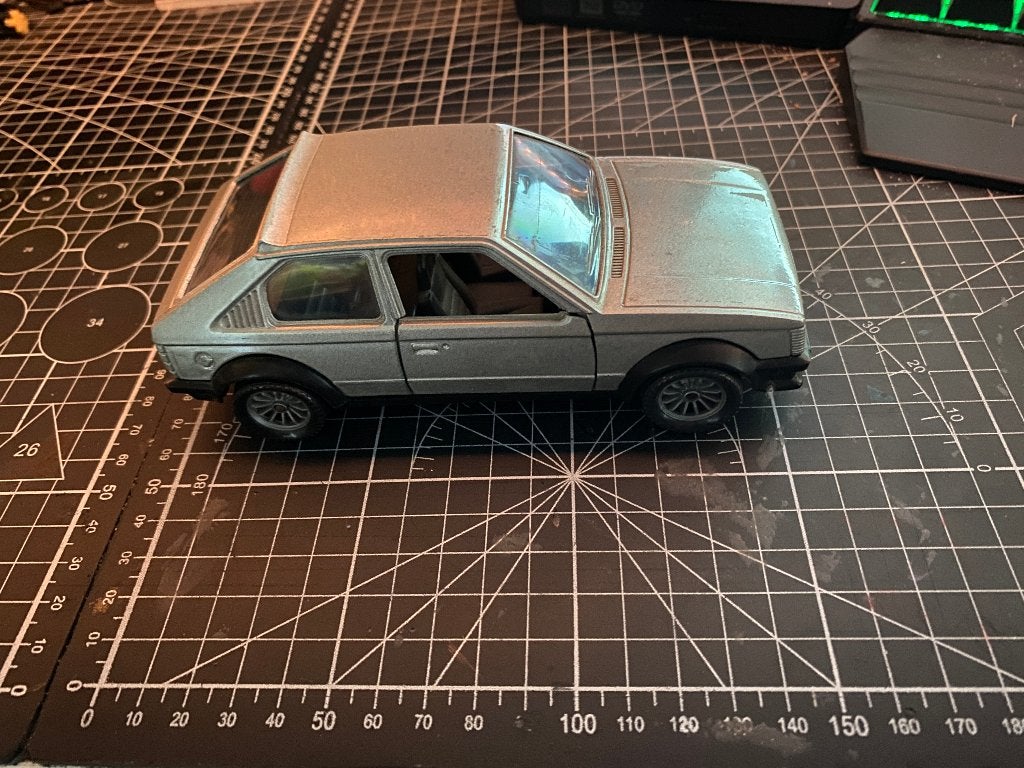 Opel Kadett D model met spoiler's 1/24 hot wheels mattel, Overige merken, 1:50 of kleiner, Auto, Ophalen of Verzenden