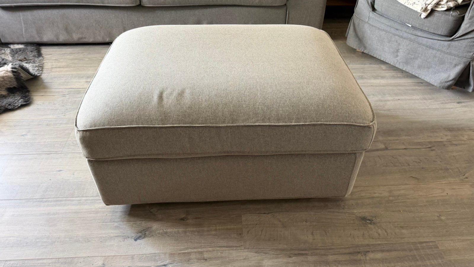 Ikea hocker, Huis en Inrichting, Ophalen, Zo goed als nieuw, Vierkant, 75 tot 100 cm