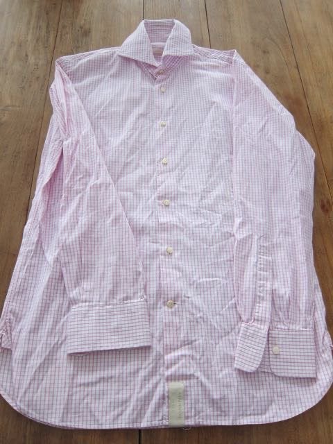 Artu napoli blouse overhemd roze ruit maat 40, Zo goed als nieuw, Artu napoli, Schipluidenlaan 20 5035KJ Tilburg, Roze