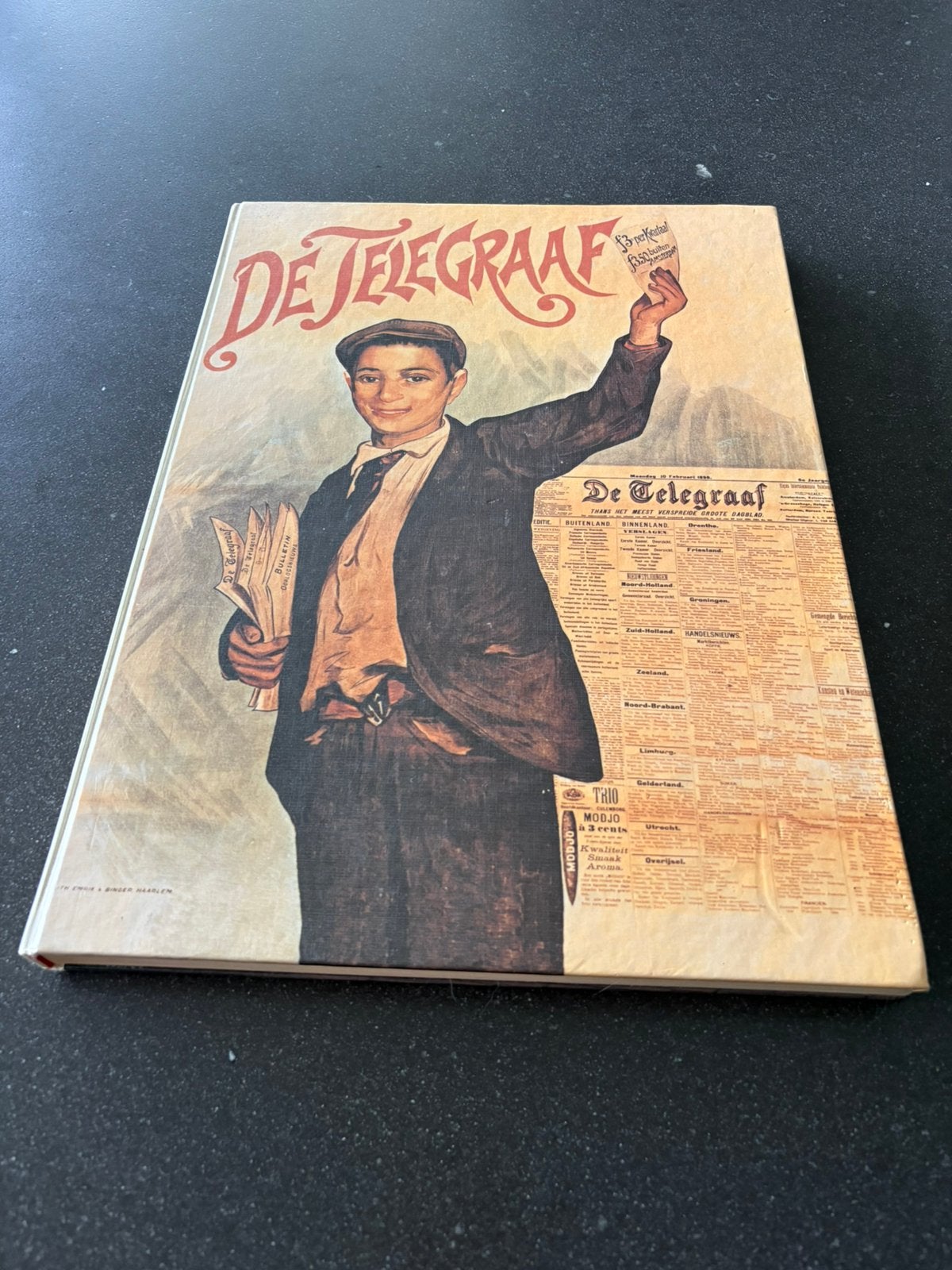 Boek van de telegraaf antiek, Ophalen