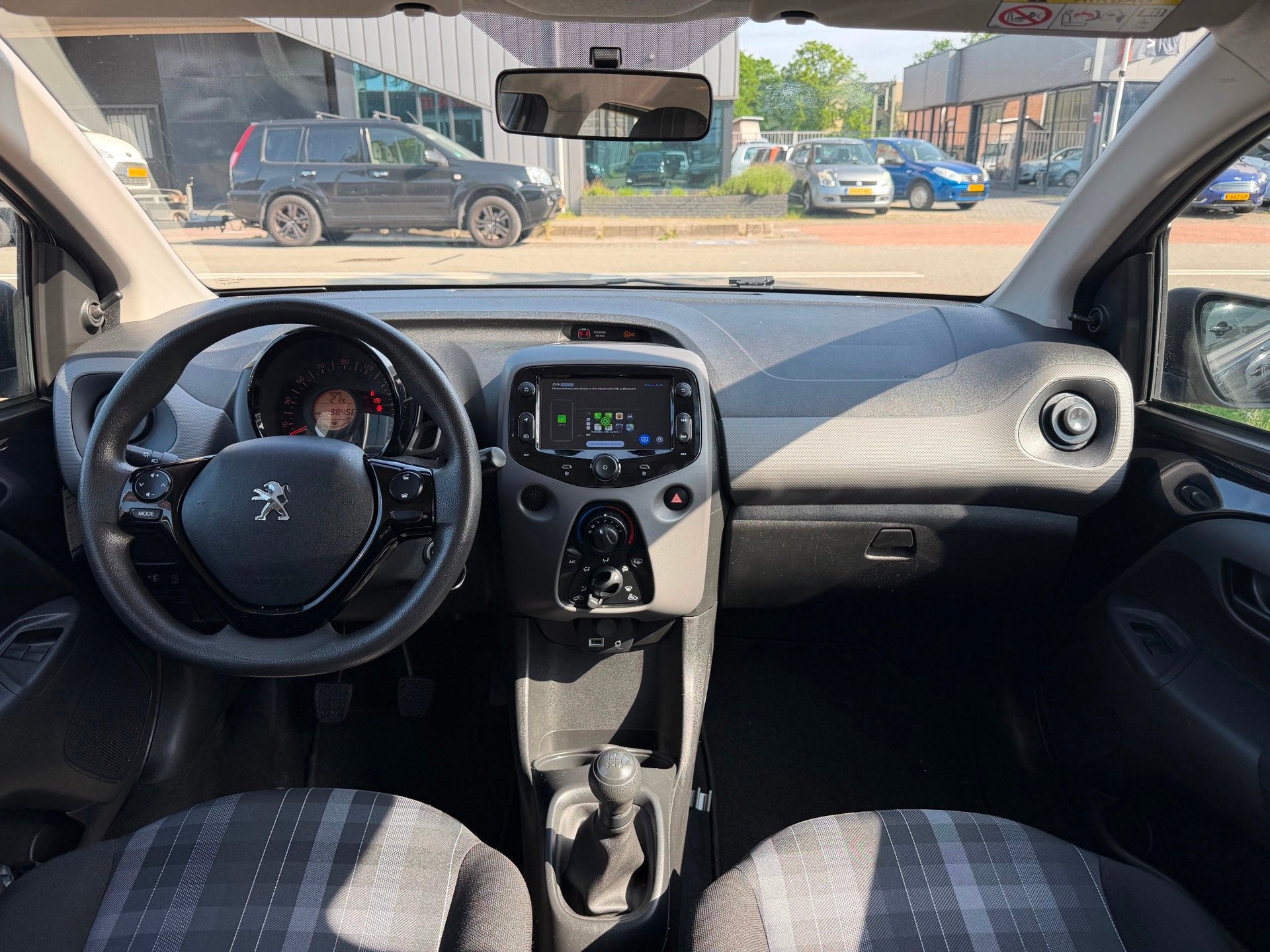 Peugeot 108 1.0 e-VTi Active/Airco/Navi/Carplay/Nap/Nieuw Ap, Auto's, Peugeot, Voorwielaandrijving, Gebruikt, Euro 6, 4 stoelen