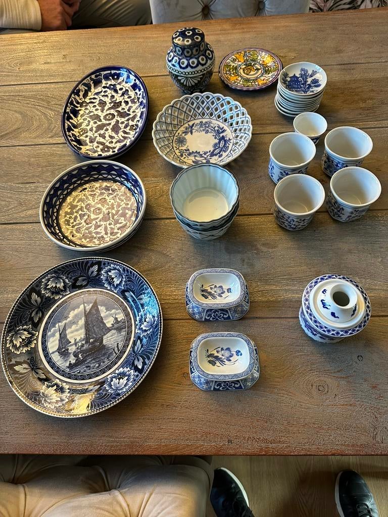 Verzameling DELFTS BLAUW, Antiek en Kunst, Ophalen