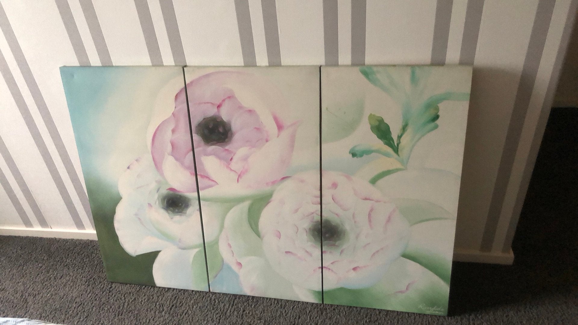 Drieluik schilderij Riverdale, Ophalen of Verzenden