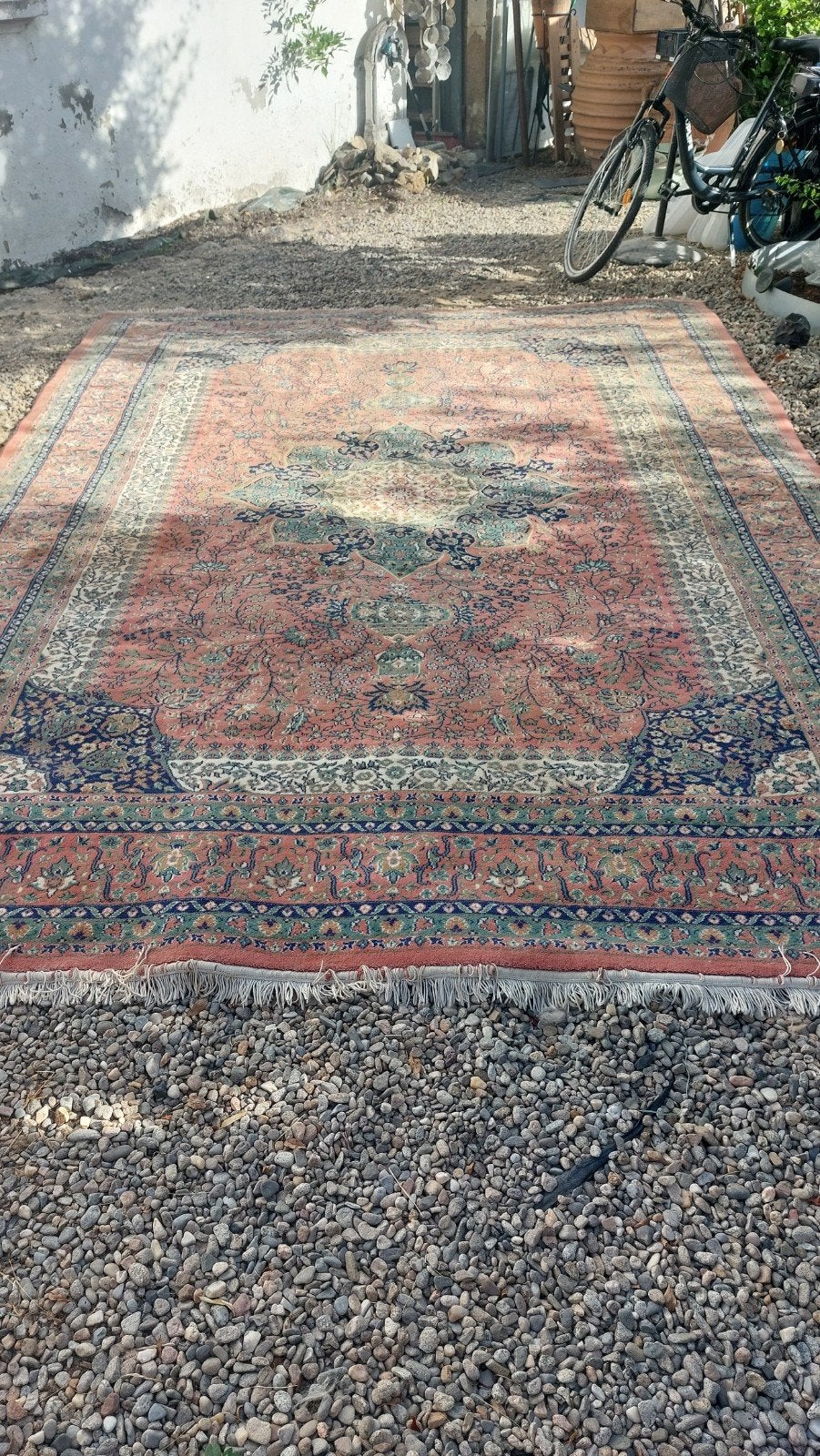 Groot Perzisch Tapijt - Handgeknoopt - 250x350 cm, Ophalen, Gebruikt, 200 cm of meer, Perzisch, Klassiek, Traditioneel