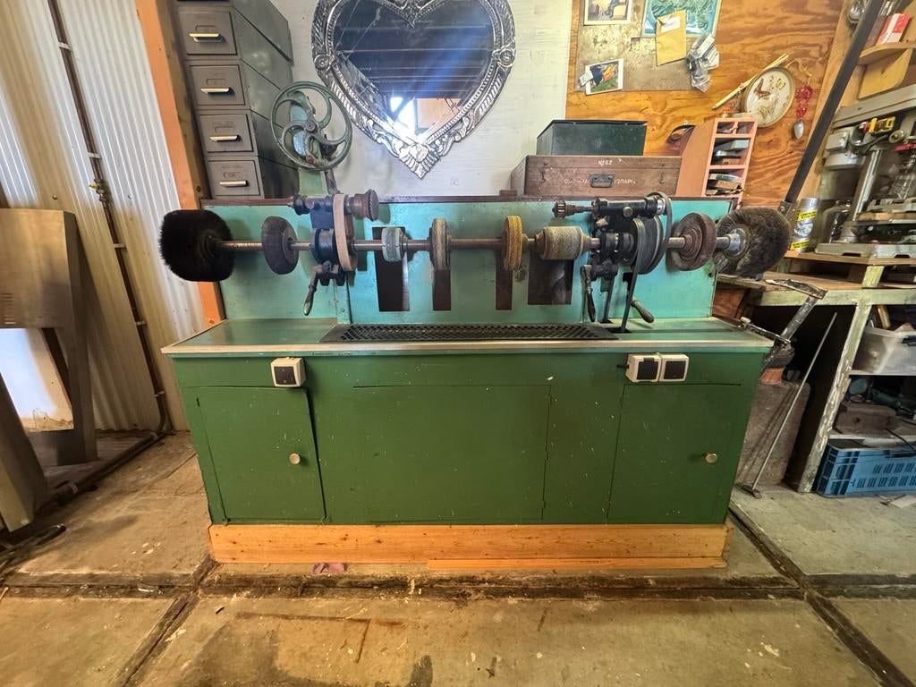 Vintage Schoenpoetsmachine / Poetsmachine, Ophalen of Verzenden, Gebruikt