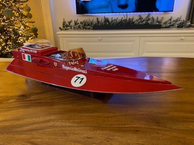 Riva Ferrari F430 70 cm modelboot Arno Ferrari, Hobby en Vrije tijd, Ophalen of Verzenden, Nieuw, Groter dan 1:32