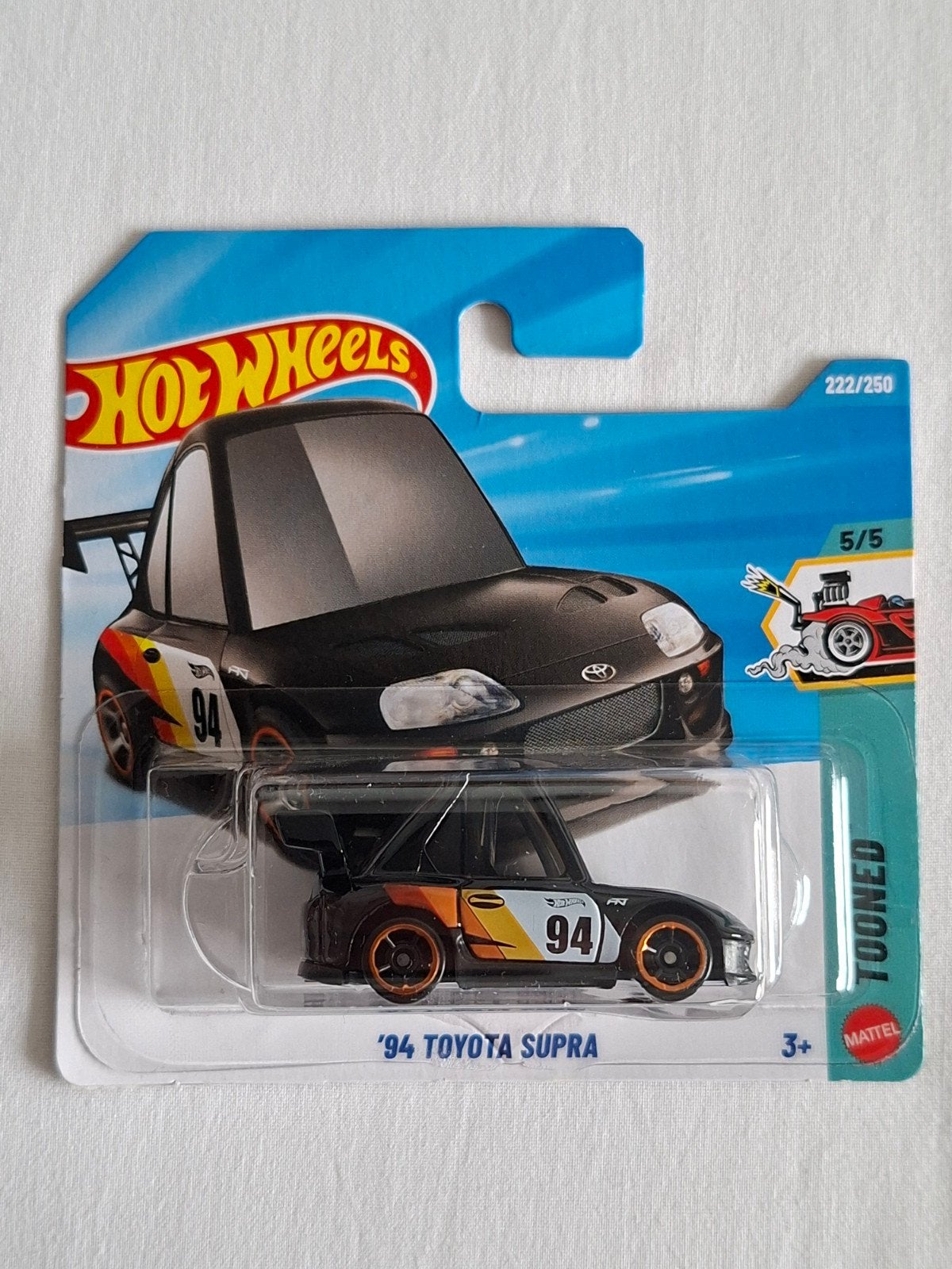 Hot Wheels '94 Toyota Supra Tooned, Ophalen of Verzenden, Nieuw, Auto